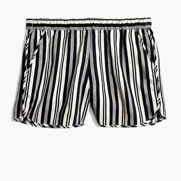 Madewell Pants - Madewell Pull-On Shorts Evelyn Stripe